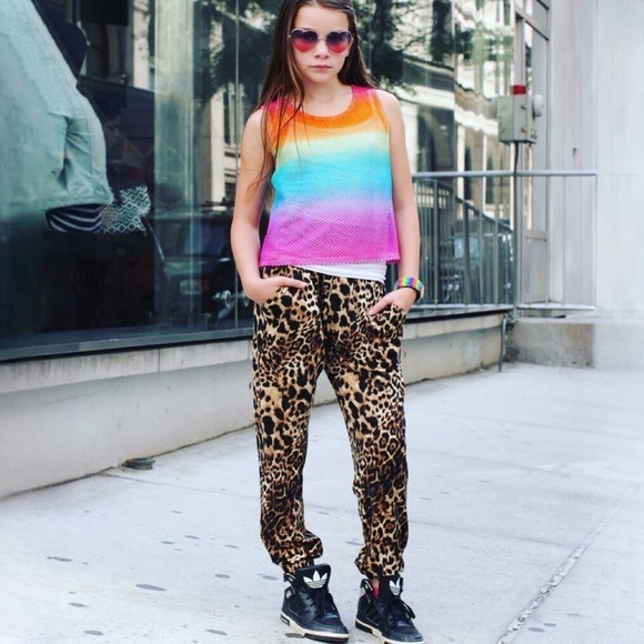 AGREE2DISAGREE • Leopard Harem Lounge Pants Joggers - Picture 2 of 7